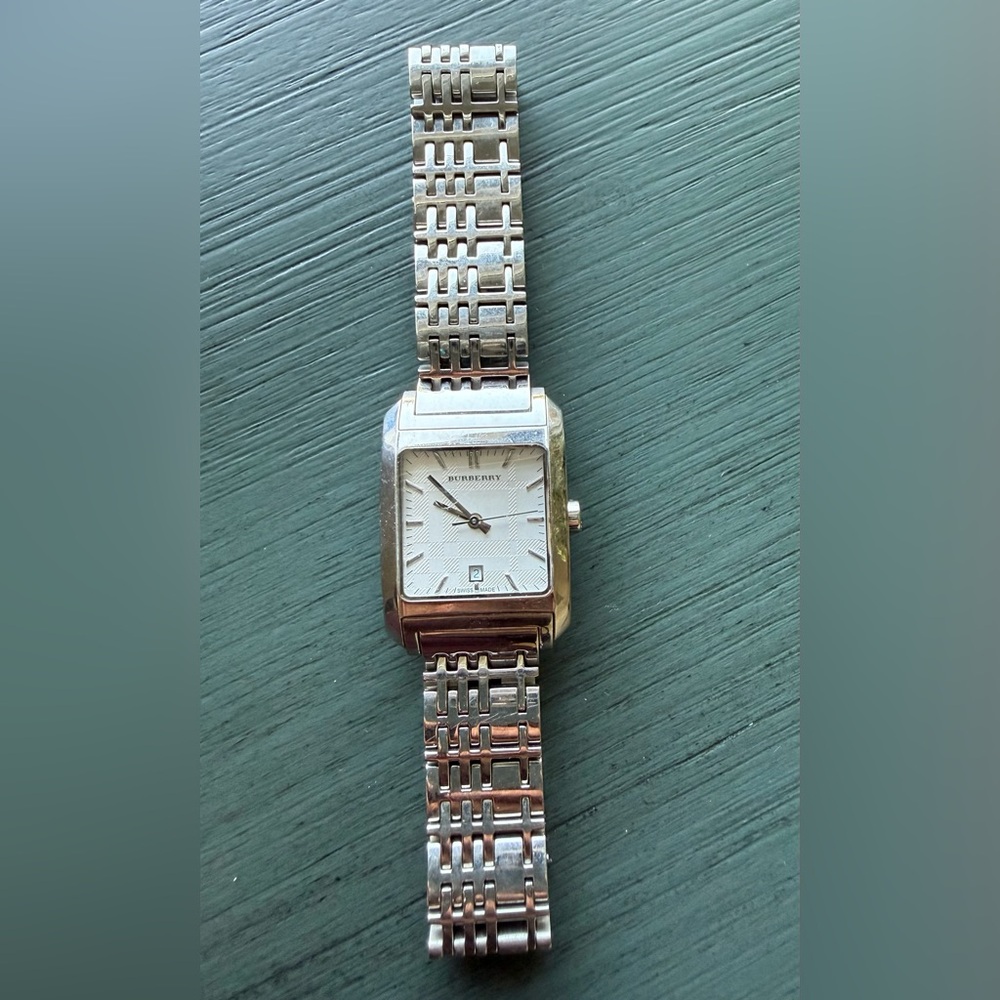 Burberry Stainless Steel Watch Nova Check BU1572
